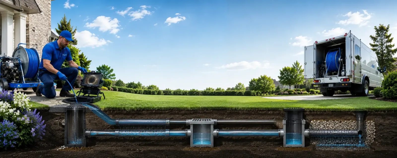 Outdoor drain cleaning information for Seaside, CA